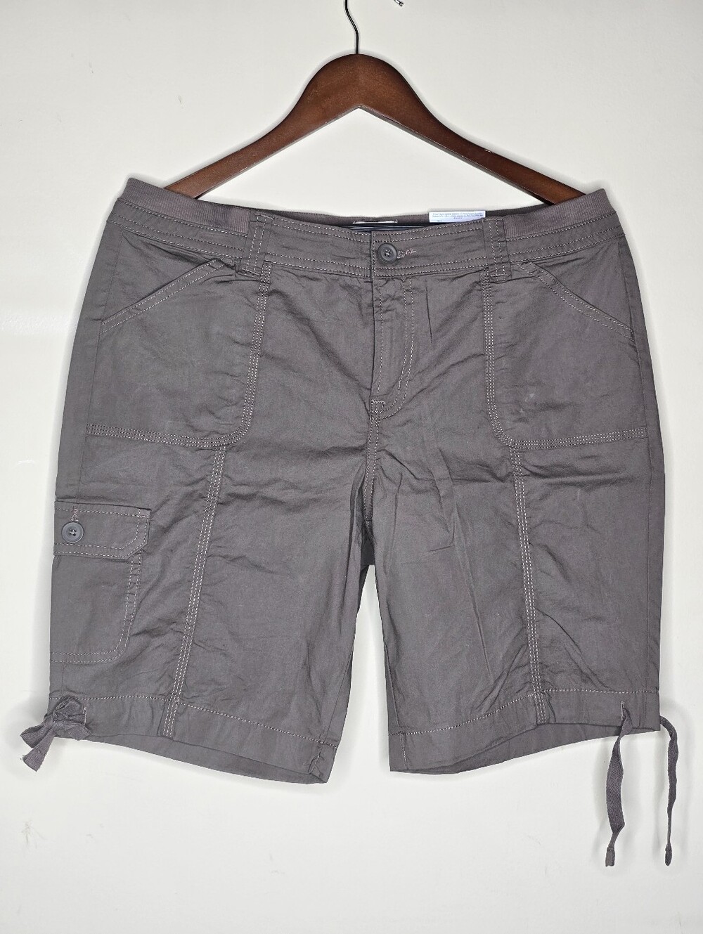St John's Bay Women 12P Bermudas Brown